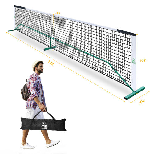 πΈοΈ Full-Size Portable Net (22FT) β Court Setup in Minutes