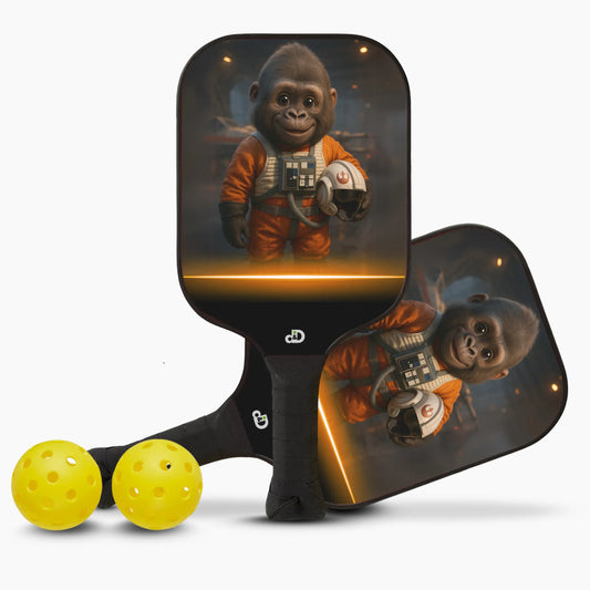 Pickleball Starter Set – Space Gorilla Design 🚀