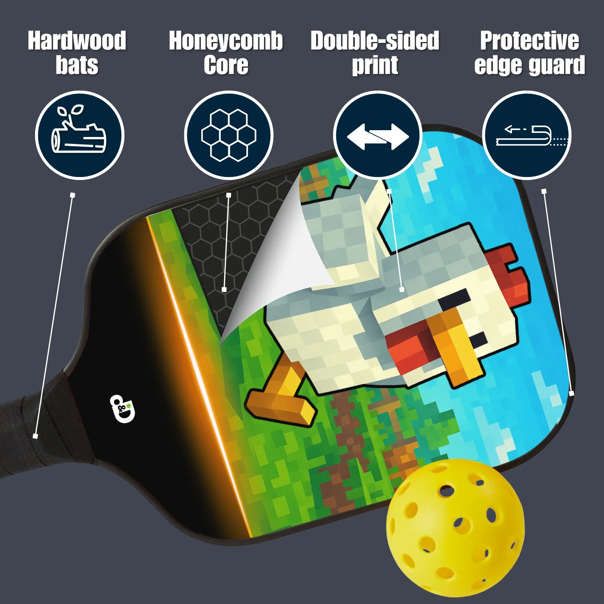 🐔 Clucky Quest Paddle Set