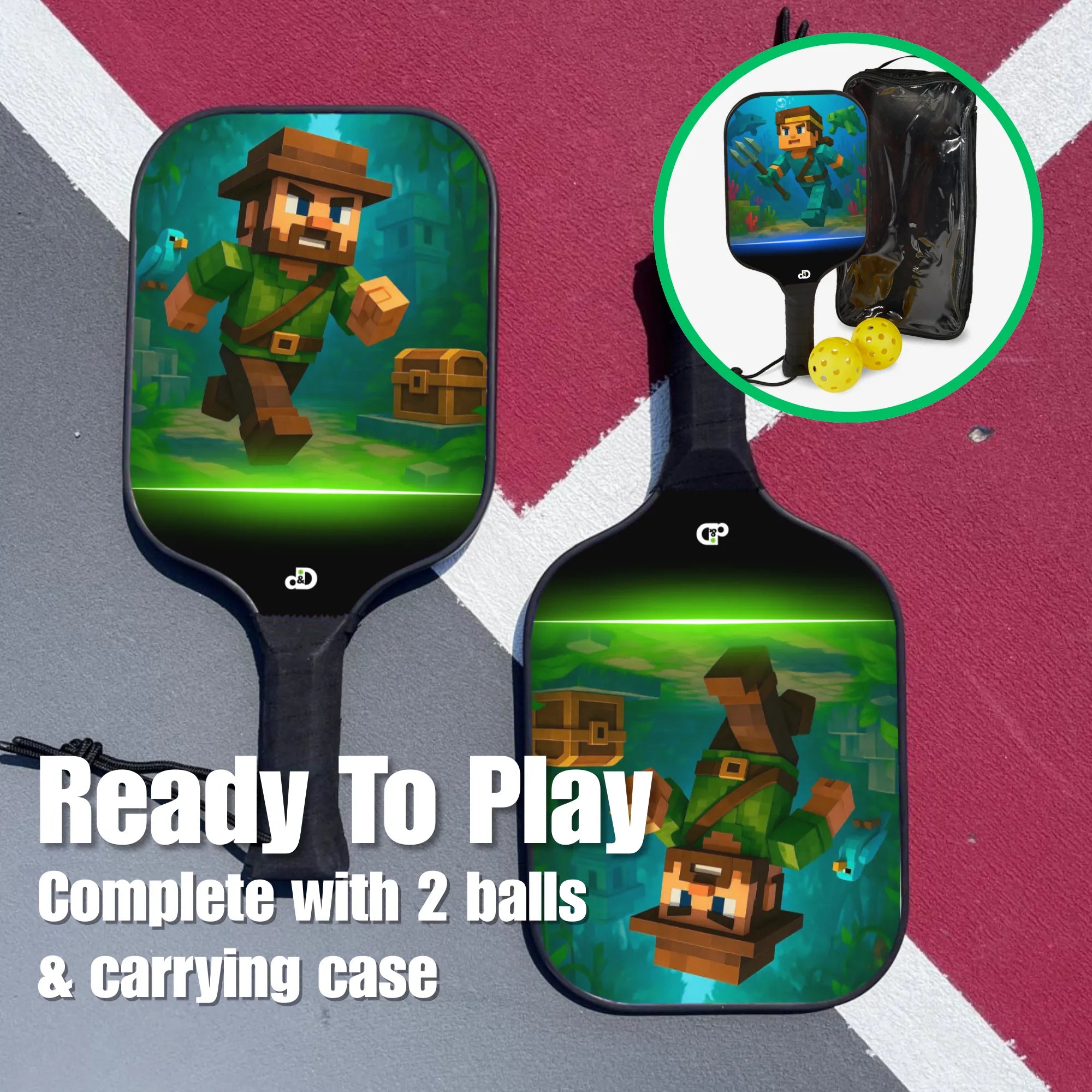 🧭Block Raider Paddle Set